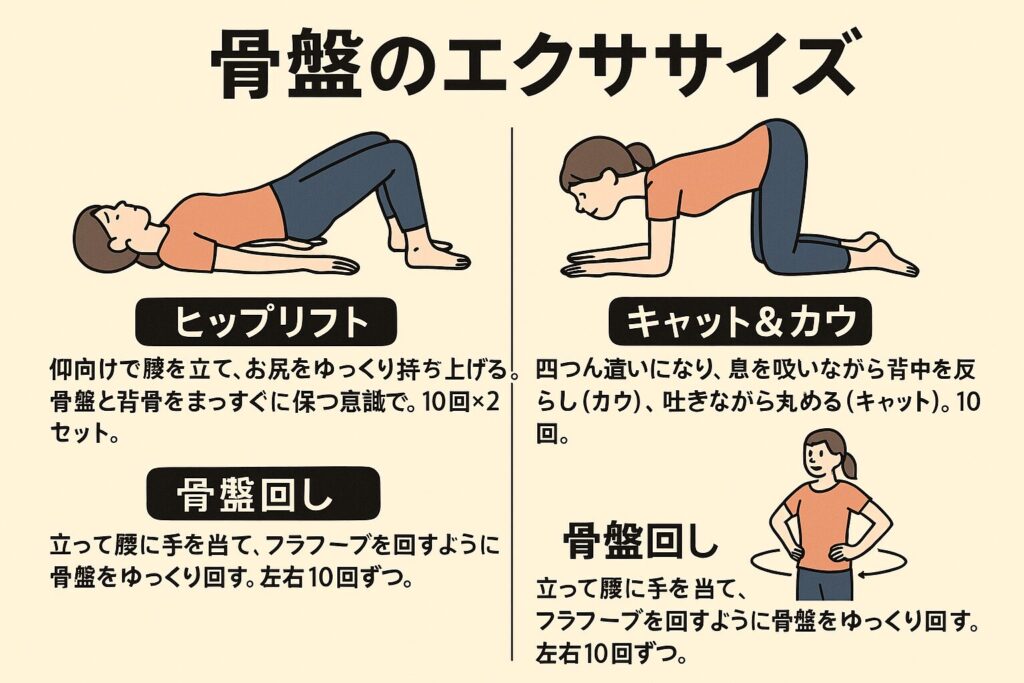 その癖が骨盤を歪ませる!日常習慣から見直す改善法とは? 5 骨盤のエクササイズ