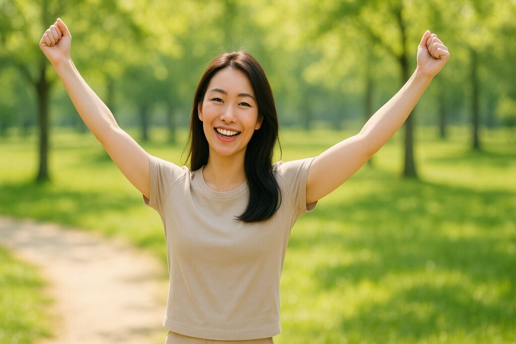 ダイエットが成功した女性