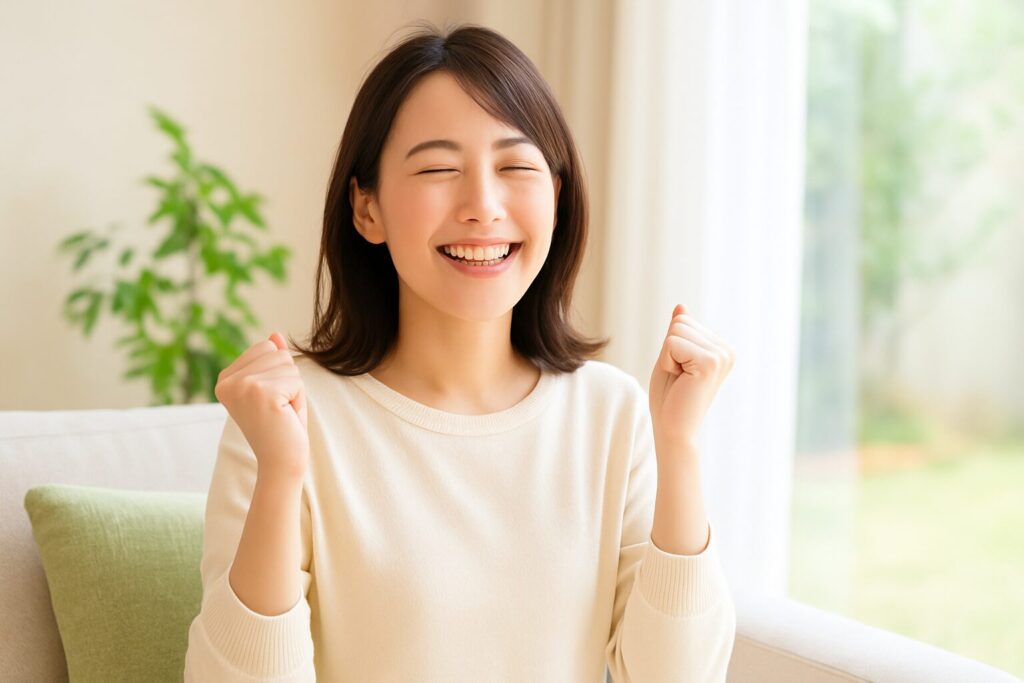 腸もみで胃腸が良くなった女性