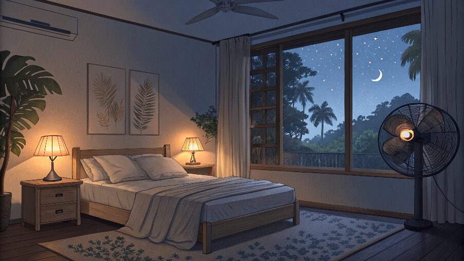 暑い夏でもぐっすり眠る