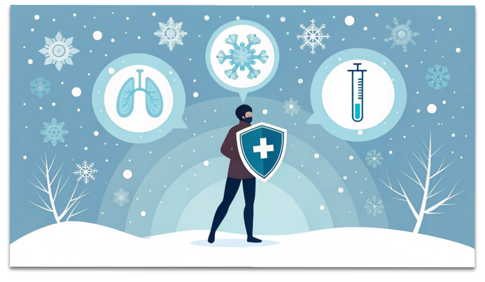 風邪をひきやすい人の共通点|免疫力が下がる冬の習慣 東洋医学×整体の視点 1 冬に風邪をひきやすい人の共通点と免疫力低下の原因を示す医療系アイキャッチ画像
