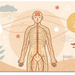 腸と自律神経のつながりを表したイラスト