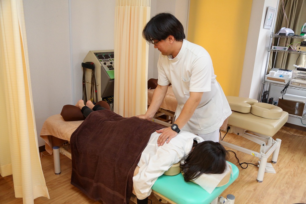 施術の様子